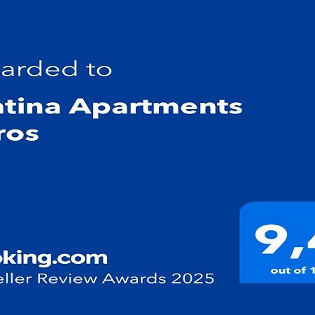 Matina Apartments Tyros Bagian luar foto