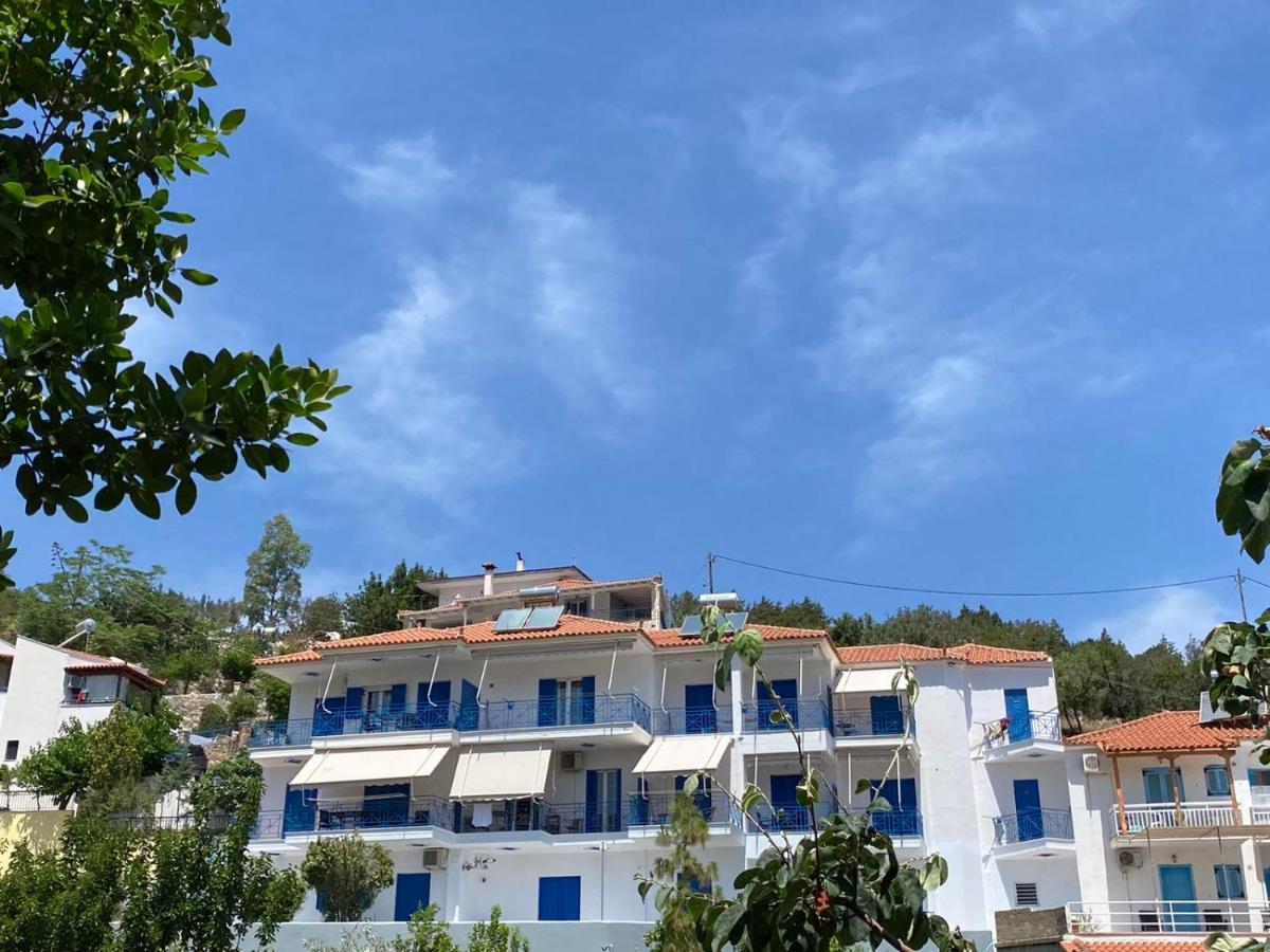 Matina Apartments Tyros Bagian luar foto